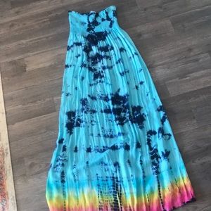 Summer/beach strapless dress